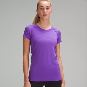 Atomic Purple Lululemon Short Sleeve Swiftly Tech